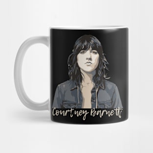 VINTAGE Courtney Barnett // INDIE FANS ART Mug